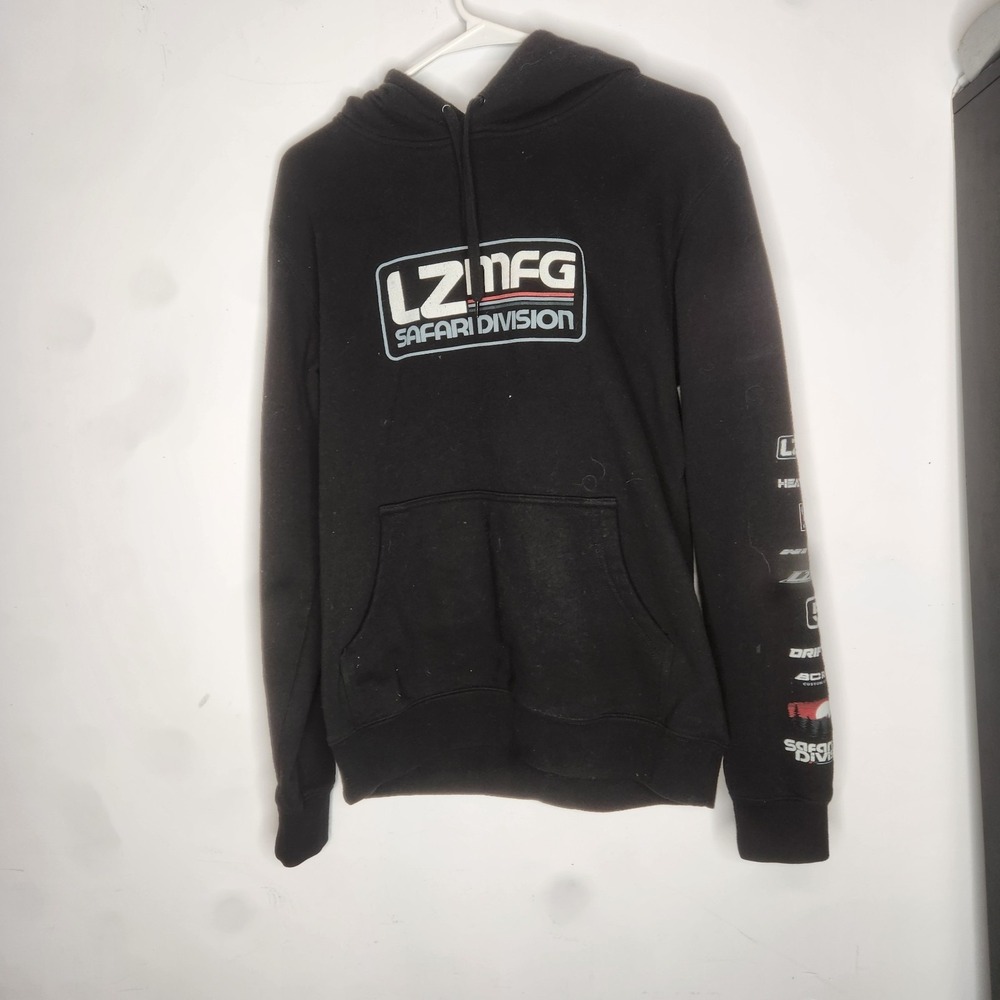 Lzmfg Safari Division Gtr‎  Racing Pullover Black Pursuit To Perfection Small